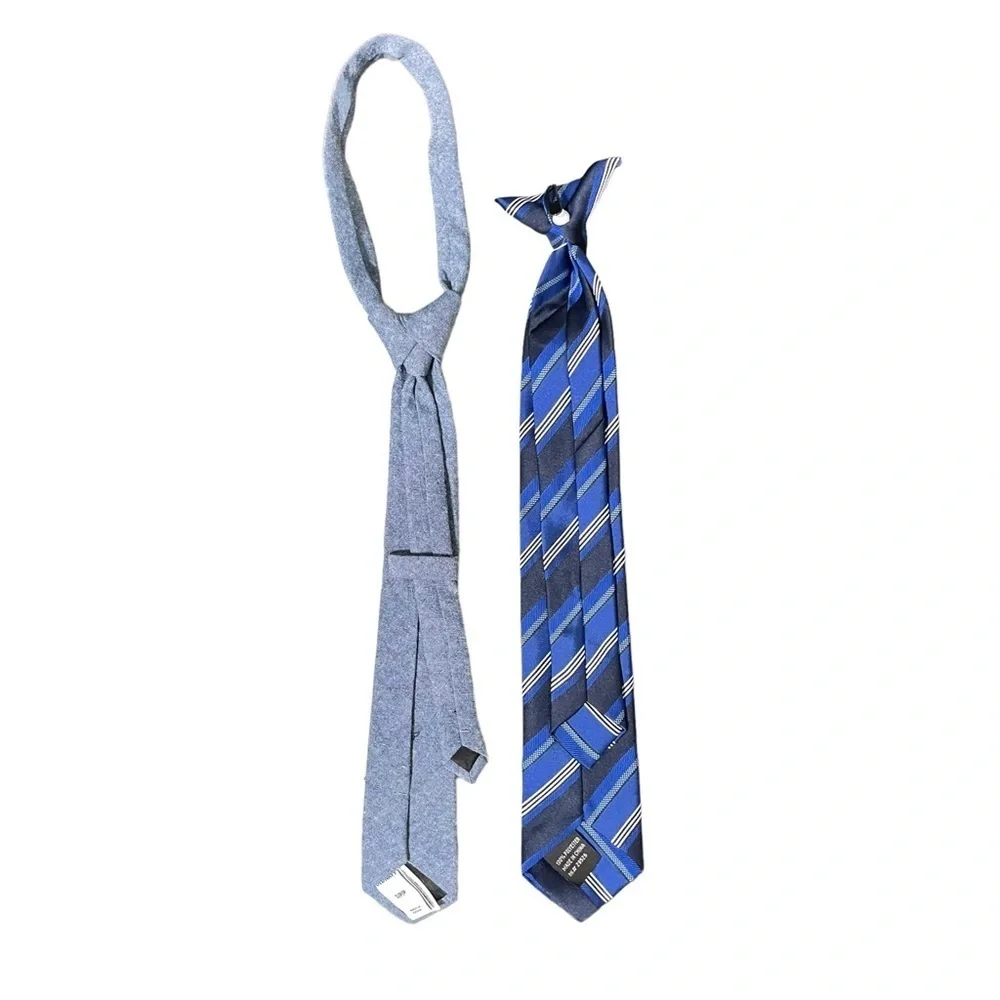Boy’s Tie Set Blue/Chambray Old Navy